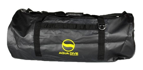 Bolso Buceo 120lts Impermeable Negro Aqua Dive