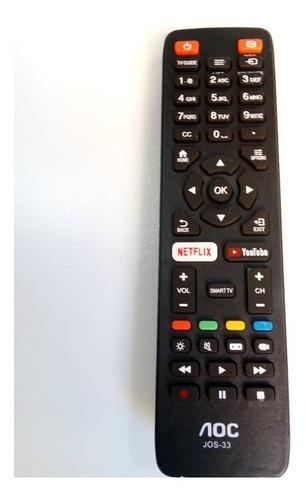 Imagen 1 de 4 de Control Remoto Nuevo Para Smart Tv Aoc S/17