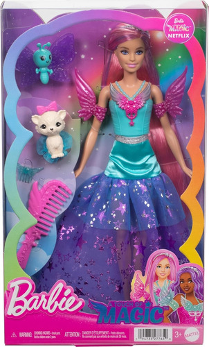 Barbie A Touch Of Magic Un Toque De Magia Muñeca Gatito Alas