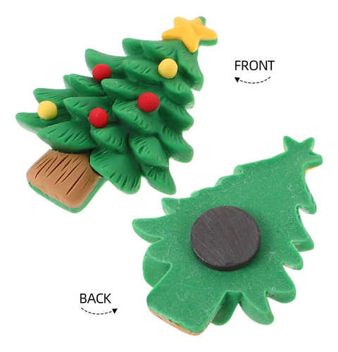 Abalorios Magnéticos De Navidad For Nevera, 5 Unidades