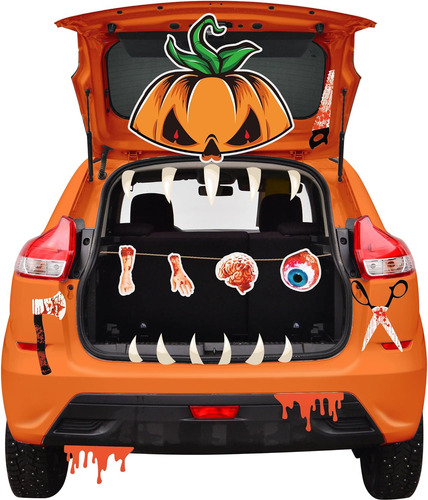 Winnwing Kit De Decoración De Halloween Para Tronco O Auto, 