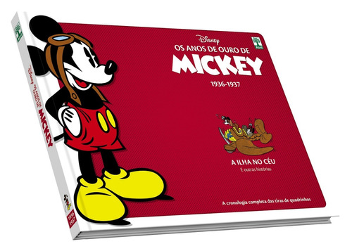 Os Anos De Ouro De Mickey A Ilha No Céu Walt Disney Edição De Colecionador Quadrinhos Capa Dura