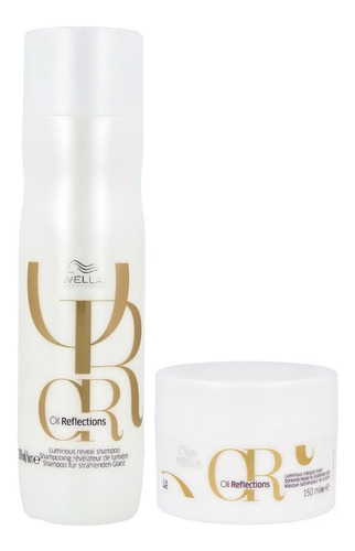 Shampoo 250ml + Mascarilla Wella Oil Reflections