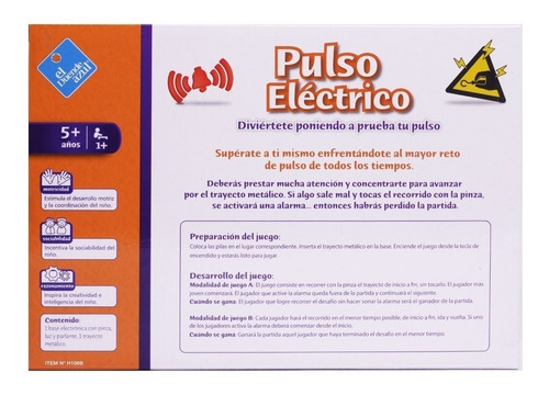 El Duende Azul Juego Pulso Electrico Equilibrio Art H-108b