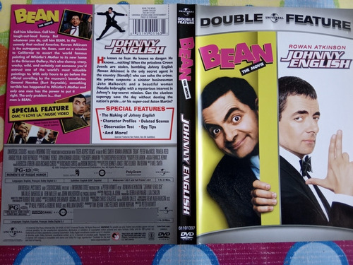 Dvd 2 Películas Johnny English Y Mr Bean, Sub Esp & Eng