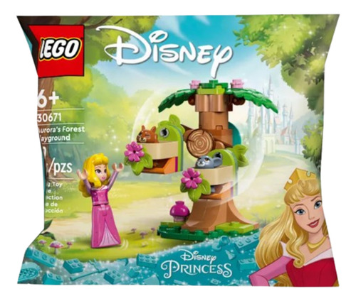 Blocos De Montar Lego Aurora's Forest Playground 60 Peças Em Saco