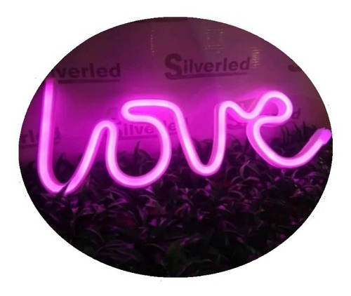 Figuras Lumínicas Simil Neón Led Decoración Love - Estrella