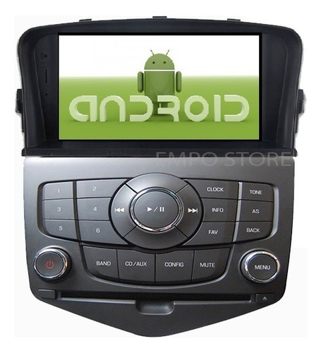 Android 9.0 Dvd Gps Chevrolet Cruze 2010-2012 Touch Hd Radio