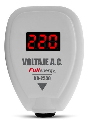 Imagen 3 de 10 de Monitor De Tensión Voltímetro Para Tomacorriente 220v Full
