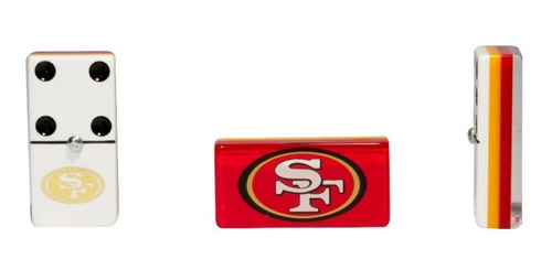 Imagen 4 de 7 de Dominó 49ers San Francisco, 100% Acrílico. Estuche Impreso