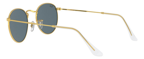 Lentes De Sol Rb3447 Round Metal Azul Ray-ban