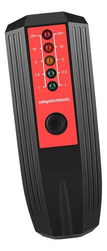 Probador De Radiación Electromagnética Negro Rojo Pegatina