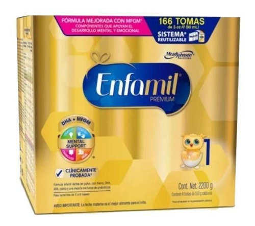 Leche de fórmula  en polvo  Mead Johnson Enfamil Pro Select  en caja de 2.2kg - 0  a  6 meses