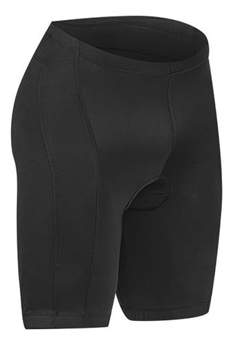 Calza Punto Sporty Amosis Ciclista Con Badana Negro Hombre