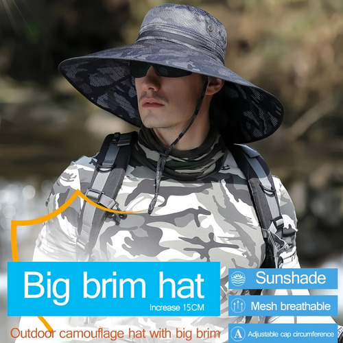 Sombrero Para Sol Al Aire Libre Para Hombre, Sombrero De Pes