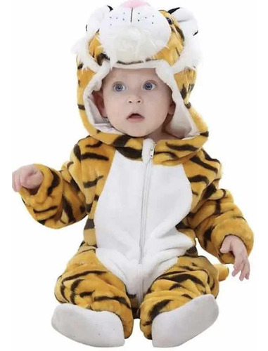 Disfraz De Tigre Estilo Pijama Para Bebé