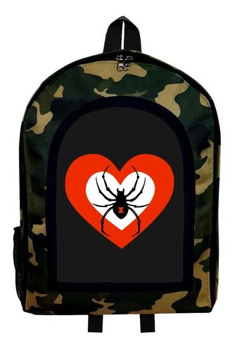 Mochila Camuflada Black Widow Nueva Colección Modelo 75