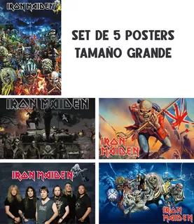 LPGI Póster de Iron Maiden Trooper de tela grande de 101,6 x 76,2 cm 