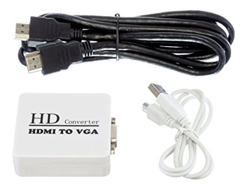 El Convertidor De Video Cimple Co Hdmi To Vga Video Converte