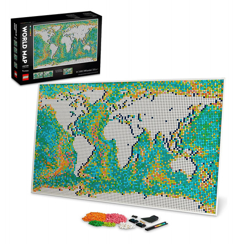 Lego Art World Map 31203 - Juego De Construcción