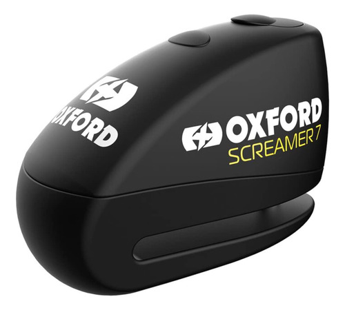 Oxford - Cerradura De Disco De Alarma Screamer7 Negro/negro,