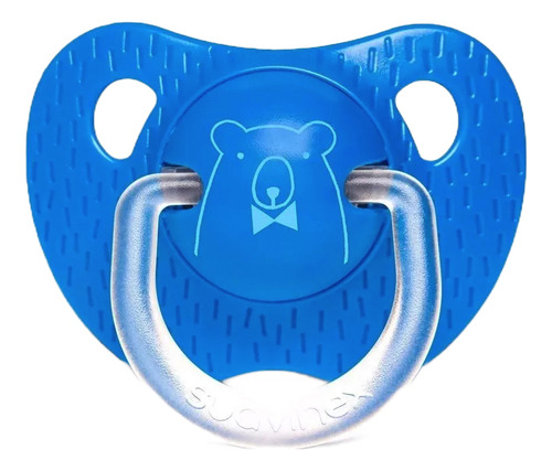Chupones Anatomico Silicon 6 A 18meses 2pzas Suavinex Color Azul Período De Edad 6 A 18 Meses
