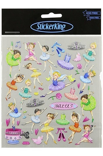 Multi-color Stickers-bailarinas