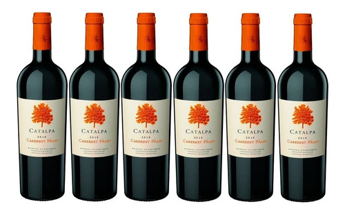 Vino Catalpa Cabernet Franc Caja 6x750ml Atamisque