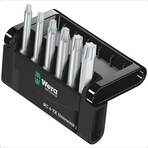 Herramienta Accesorio Set Puntas Torx, 6 Piezas Wera