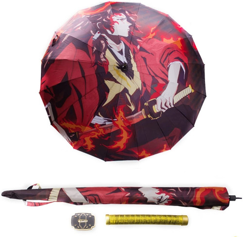 Sombrilla Paraguas Diseño Katana Anime Demon Slayer Ty | Meses sin intereses Sombrilla Paraguas Diseño Katana Anime Demon Slayer Ty | Meses sin intereses