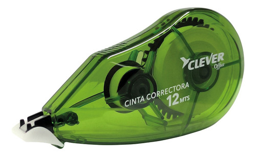 Cinta Corrector Clever 12 M Largo 5 Mm Ancho Caja 24 Pzas
