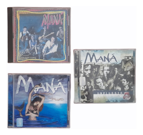 Lote De 3 Cds Maná (Usado)