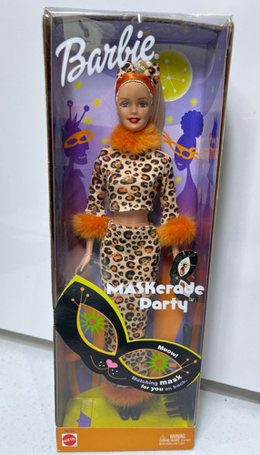 Barbie Maskerade Party 2002 Muñeca 30cm Doll Mattel E-r 