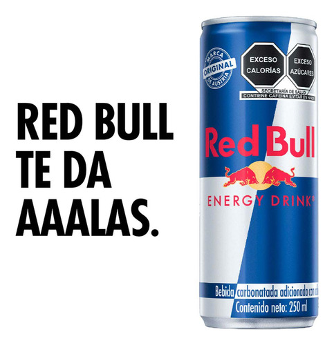 Caja Red Bull Con 24 Latas De 250 Ml