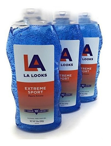 La. Se Ve Sport Xtrme Hld Gel 20 Oz (paquete De 3)