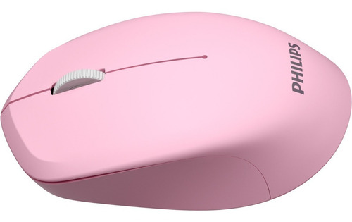Imagen 4 de 7 de Mouse Philips M344 Inalambrico Rosa