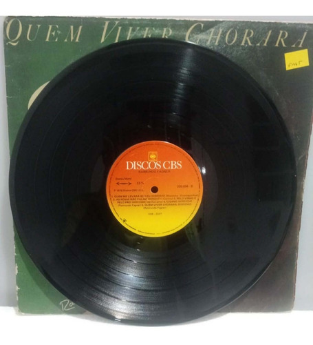 Lp Fagner - Quem Viver Chorará