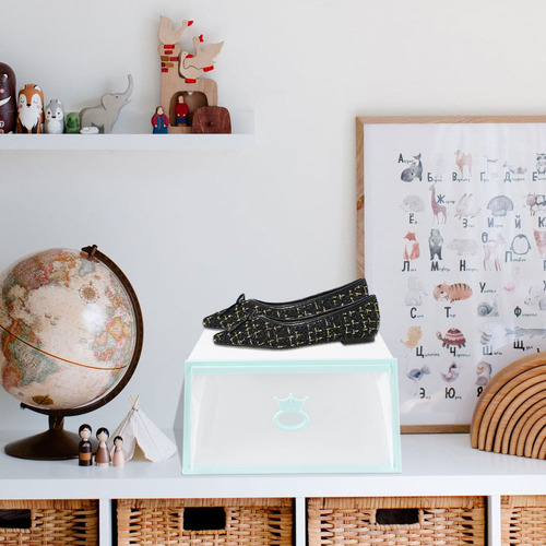 Contenedor De Plástico Para Zapatos Caja De Almacenamiento D