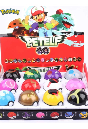 Pokemon Pokeballs Caja Con 12 Pz