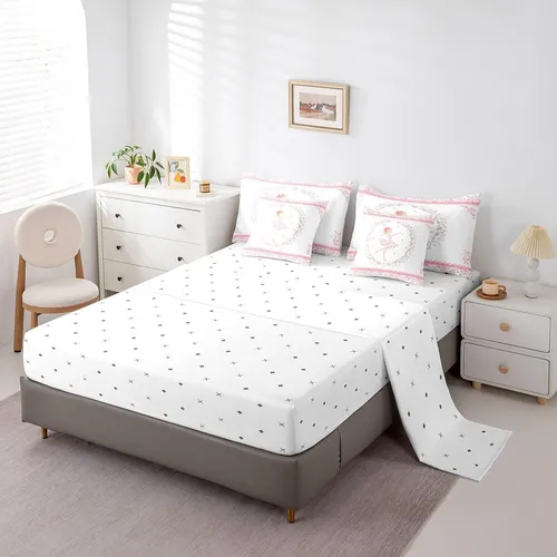 Feelyou Juego De Cama Para Niñas De Ballet, Juego De Edredón
