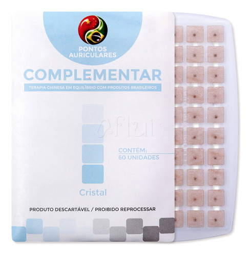 Ponto Auricular Cristal Micropore Auriculoterapia - 300 Un