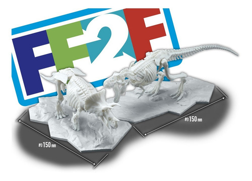 Triceratops Limex Skeleton Bandai Dinosaurio Esqueleto (Usado)