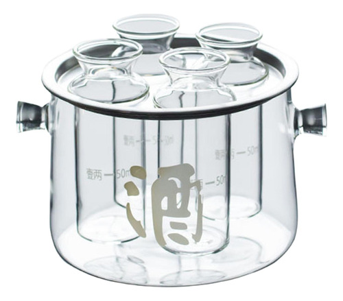 Juego De Sake De Cristal, Vasos Transparentes Para Servir,