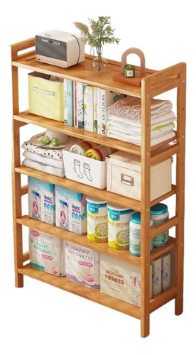 Organizador Estante Multiuso De Madera Bambú 100x70x25 10659