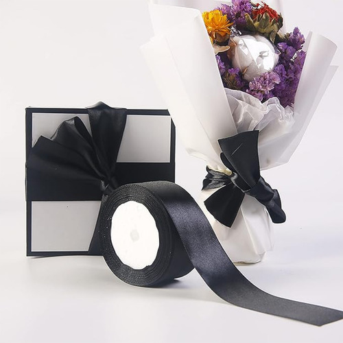 De Rollo De Liston Satinado Colores 38mm X 22.8m 5pcs