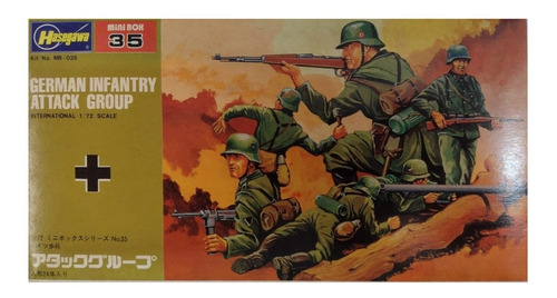 Hasegawa 035 German Infantry Attack Group 1:72 Milouhobbies