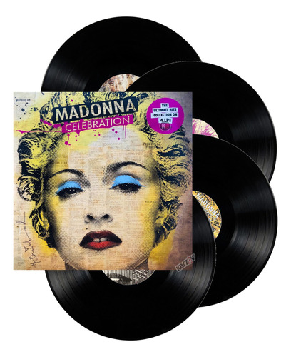 Madonna Celebration Ultimate Hits Collection 4 Lp Vinyl