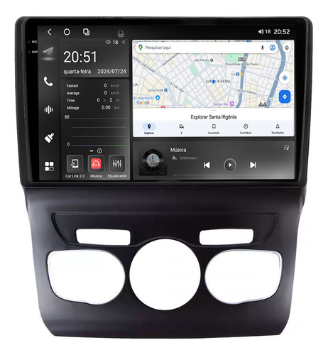 Multimidia C4 Lounge 9p Octacore Carplay 8gb 256gb Tpros