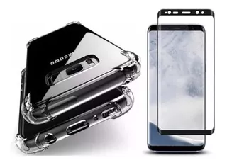 Kit Case Capa Anti Impacto Para Samsung Galaxy S8 + Pelicula