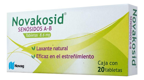 Novakosid Tabletas 8,6 Mg, 20 Tabletas